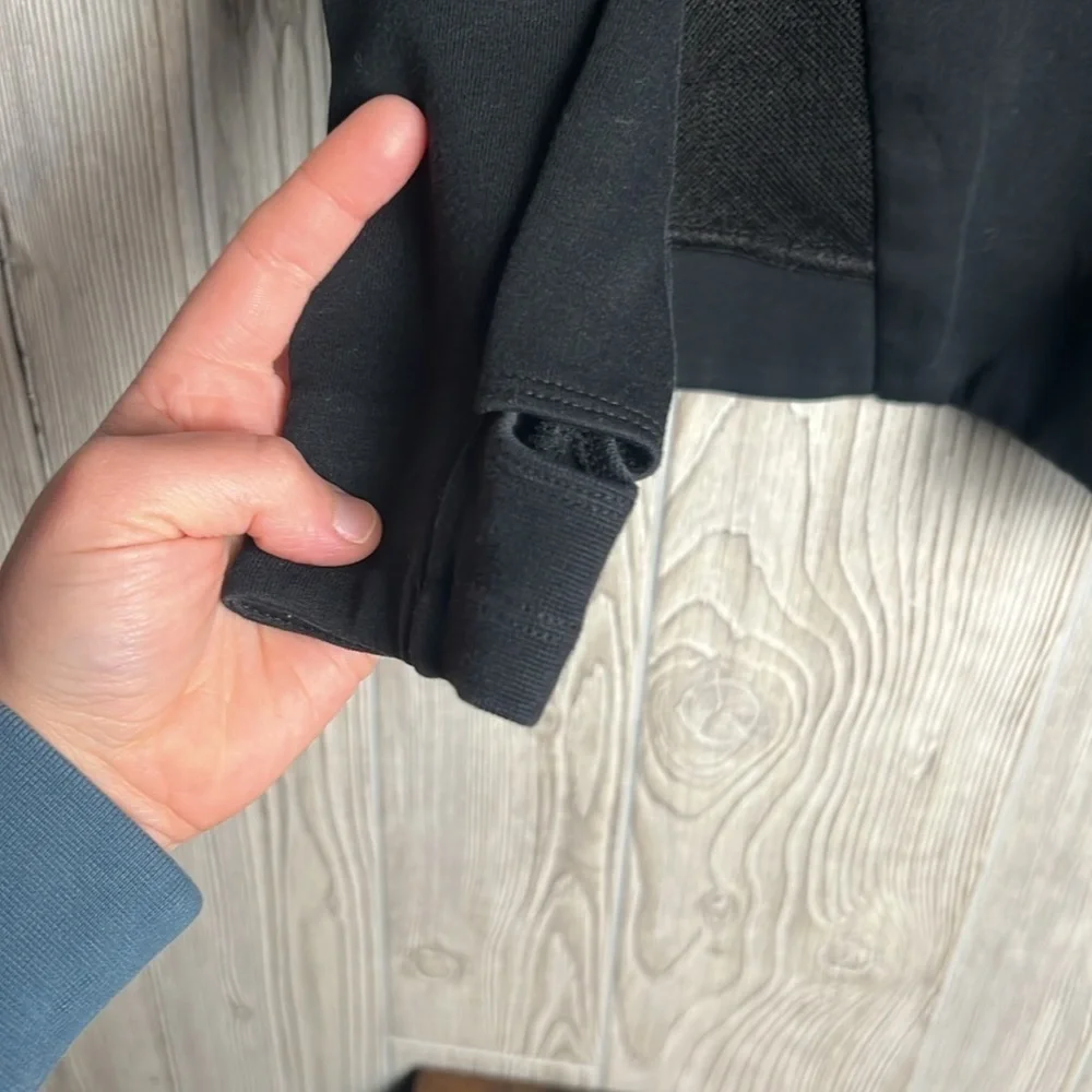 Nike Womens Sweatshirt Black Tech Fleece Crop Pullover Crew XL